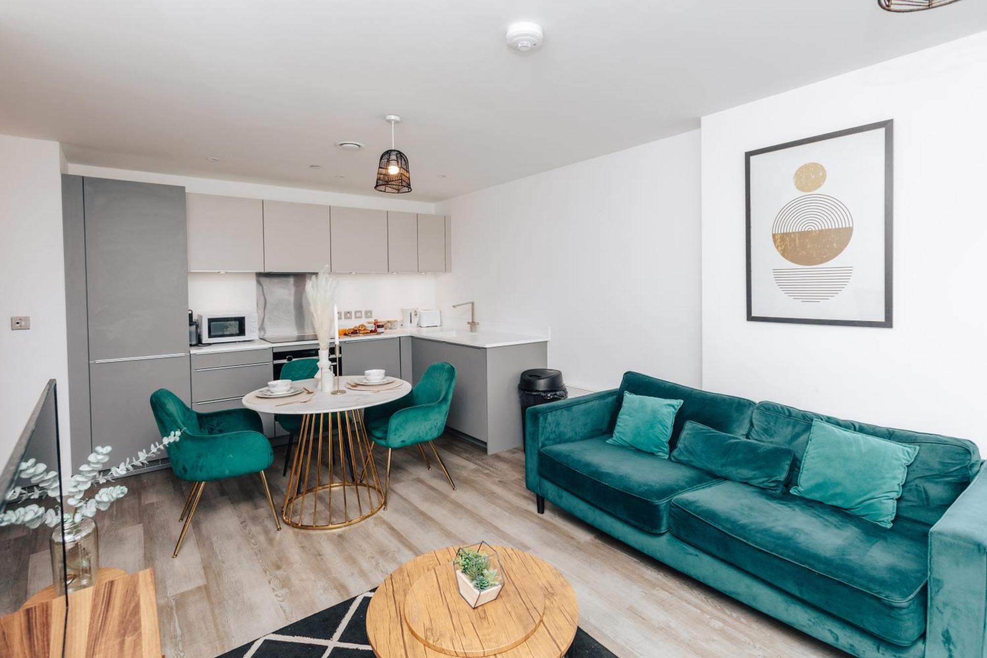 Luxury 2 Bedroom Apartment, Broad Street Birmingham Esterno foto